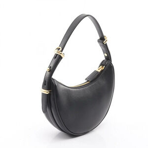 Prada SOFT CALF Arche Handbag Leather Black